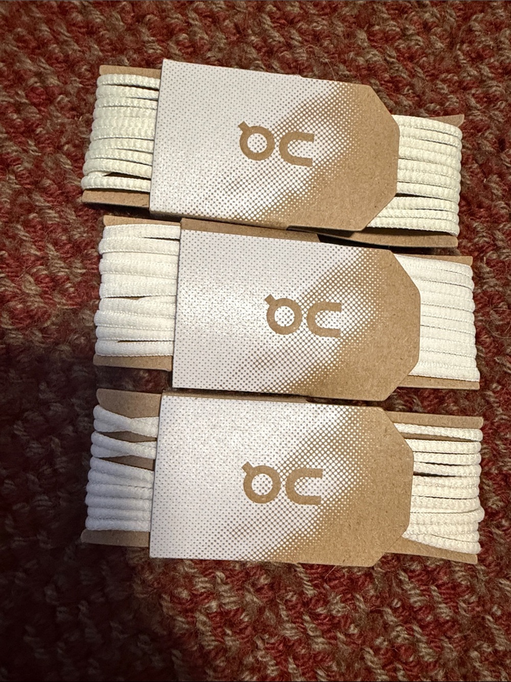 On Running White Replacement Shoe Laces - 3 Pack - Picture 2 of 3